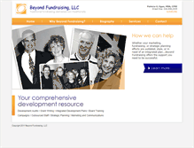 Tablet Screenshot of beyondfundraising.biz